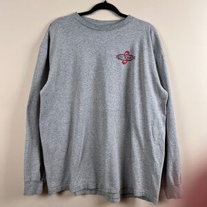 Cotton Exchange NC State Long Sleeve Gray T shirt Men’s 2XL Logo Cotton Poly USA